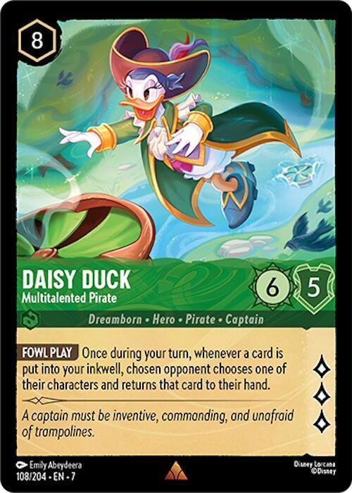 Daisy Duck - Multitalented Pirate - Disney Lorcana