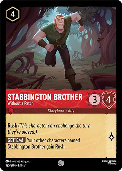 Stabbington Brother - Without a Patch - Disney Lorcana