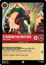 Stabbington Brother - With a Patch - Disney Lorcana
