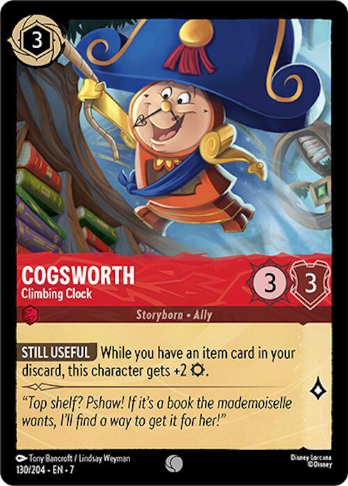 Cogsworth - Climbing Clock - Disney Lorcana