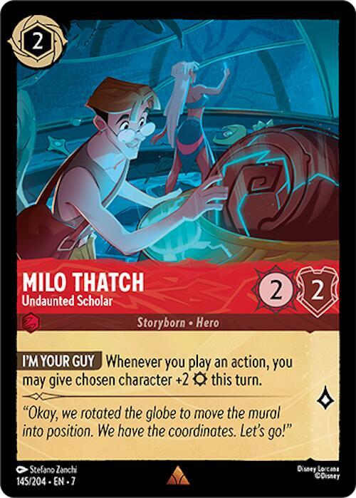Milo Thatch - Undaunted Scholar - Disney Lorcana