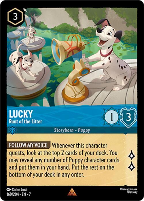 Lucky - Runt of the Litter - Disney Lorcana