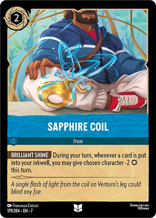 Sapphire Coil - Disney Lorcana
