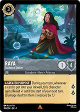 Raya - Guidance Seeker - Disney Lorcana