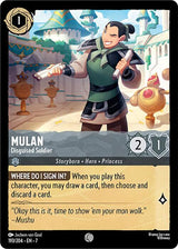 Mulan - Disguised Soldier - Disney Lorcana