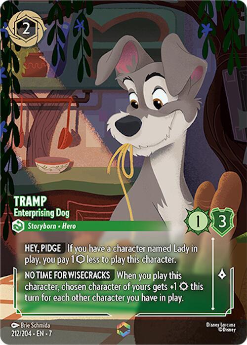 Tramp - Enterprising Dog (Enchanted) - Disney Lorcana