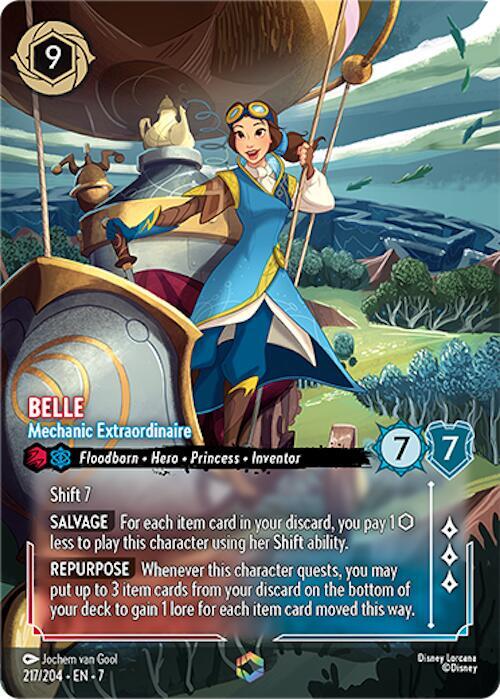Belle - Mechanic Extraordinaire (Enchanted) - Disney Lorcana