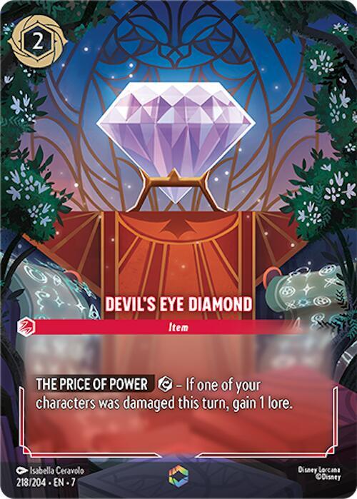 Devil's Eye Diamond (Enchanted) - Disney Lorcana