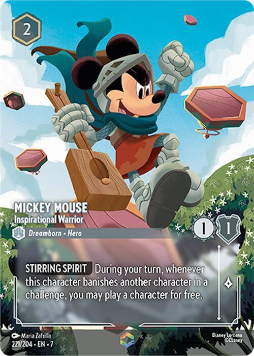 Mickey Mouse - Inspirational Warrior (Enchanted) - Disney Lorcana