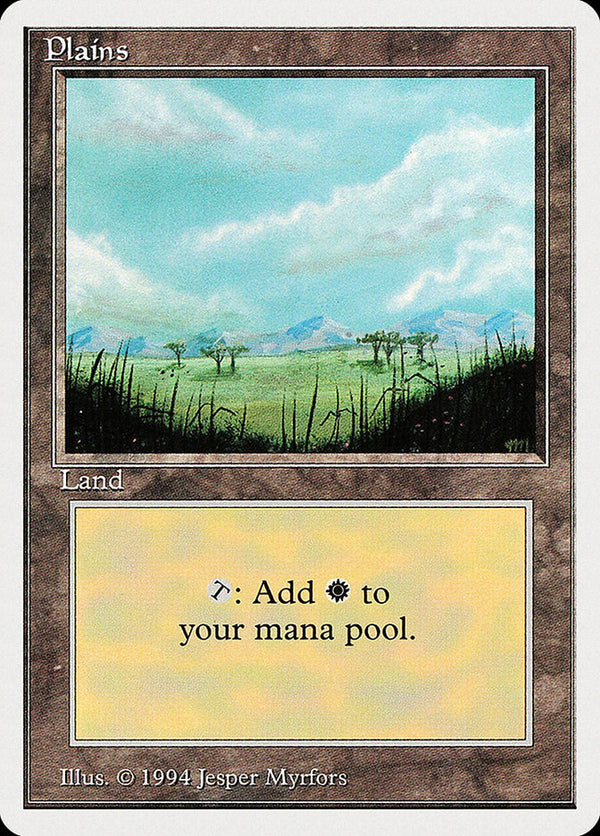 Plains (B) - Magic: The Gathering