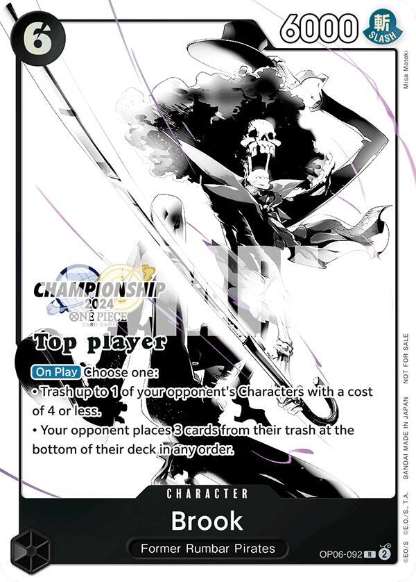 Brook (Championship 2024 Top Player Pack Vol. 2) - One Piece Card Game