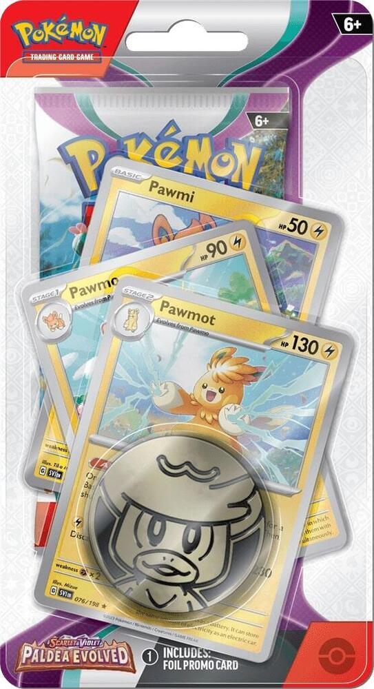 Paldea Evolved Premium Checklane Blister [Pawmot] - Pokémon