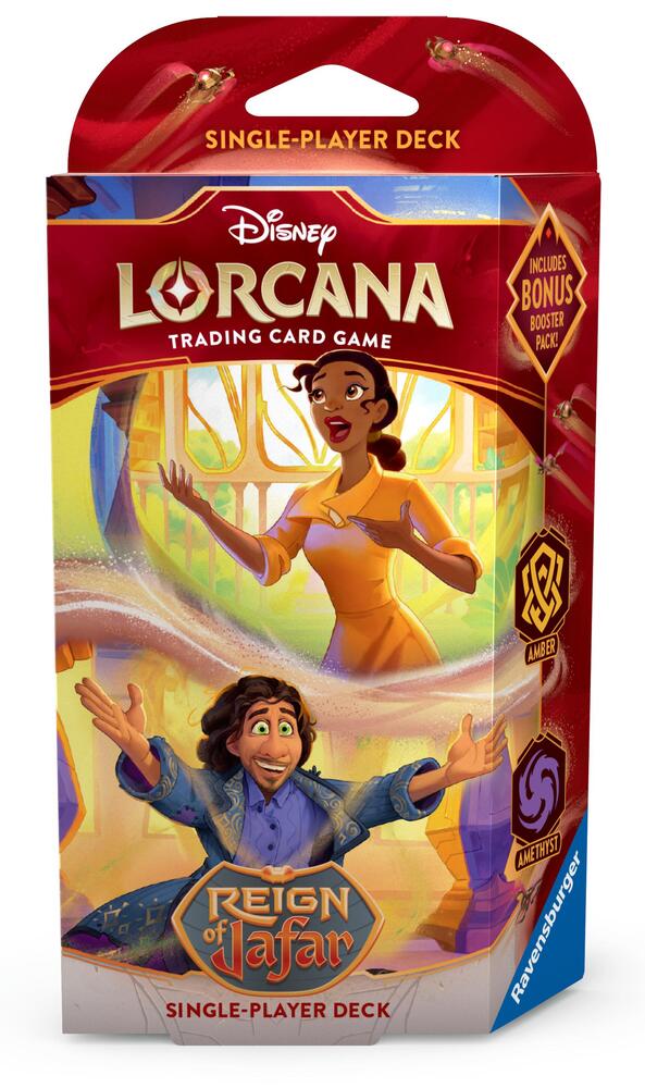 Disney Lorcana: Reign of Jafar Starter Deck (Amber & Amethyst) - Disney Lorcana