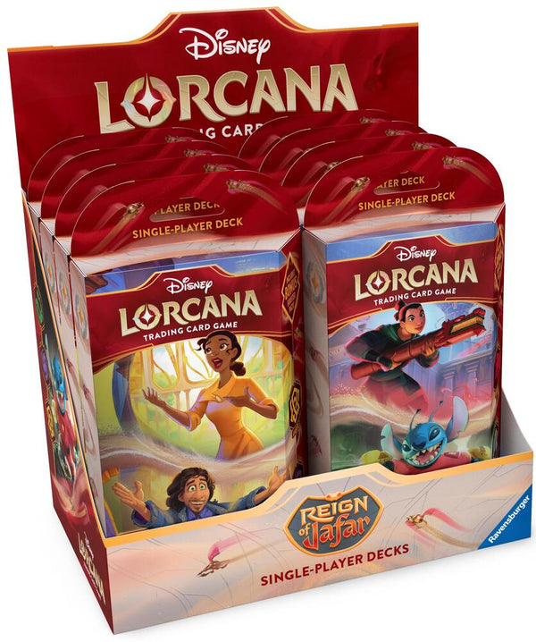 Disney Lorcana: Reign of Jafar Starter Deck Display - Disney Lorcana