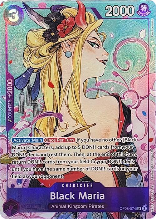 Black Maria (Illustration Box Vol.2) (Textured) - One Piece Card Game