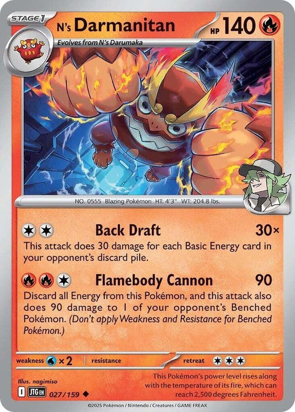 N's Darmanitan - 027/159 - Pokémon