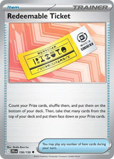 Redeemable Ticket - Pokémon