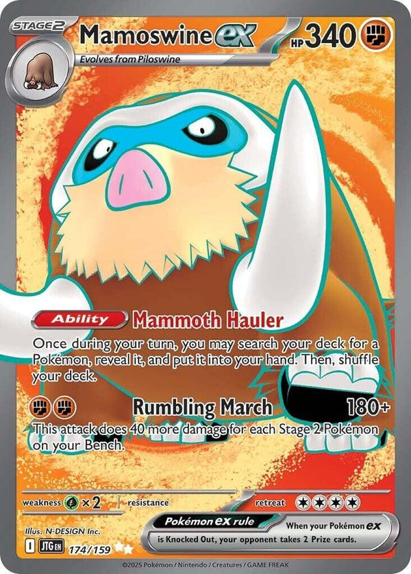 Mamoswine ex - 174/159 - Pokémon