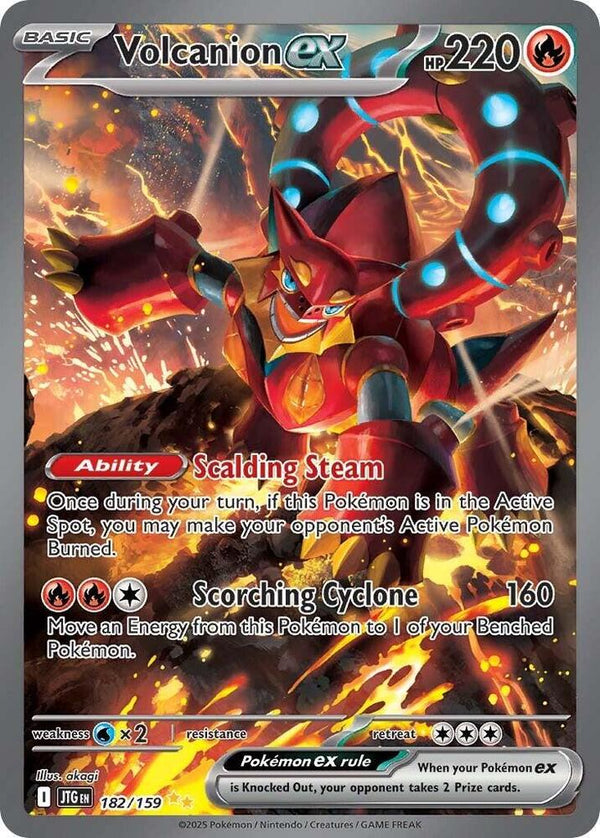 Volcanion ex - 182/159 - Pokémon