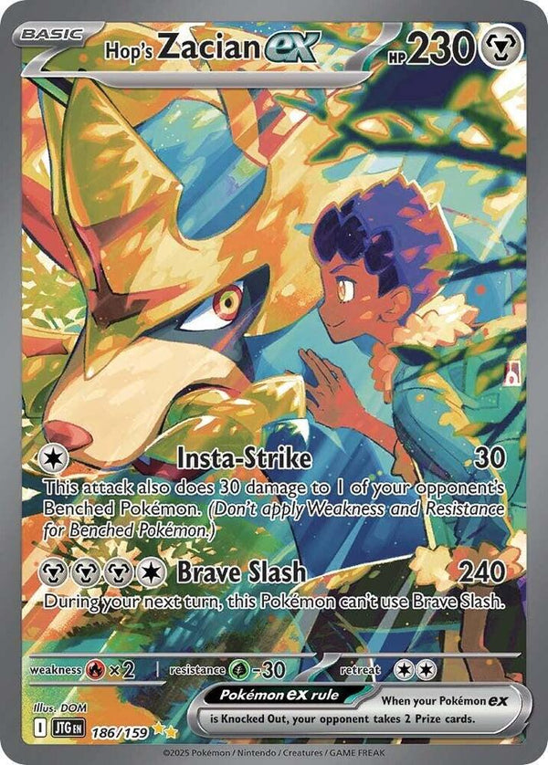 Hop's Zacian ex - 186/159 - Pokémon