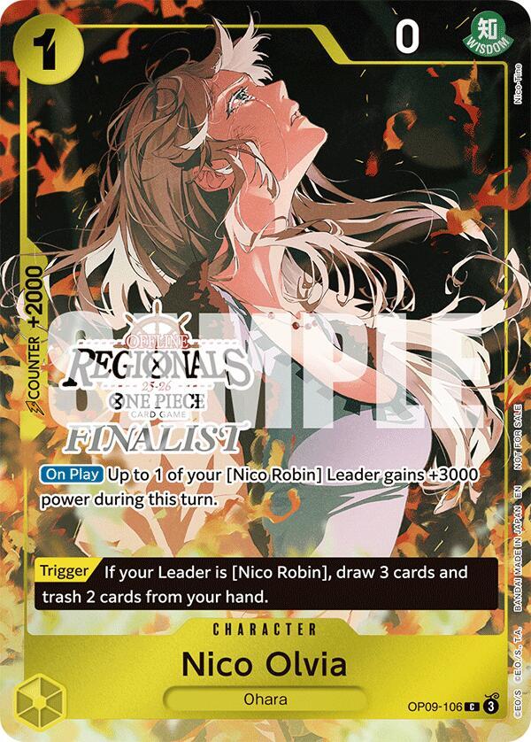 Nico Olvia (Offline Regional Finalist Card Set 2025 Vol.1) - One Piece Card Game