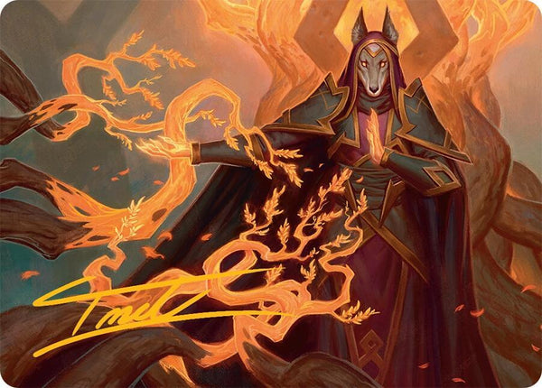 Abzan Devotee Art Card (10/54) (Gold-Stamped Signature) - Magic: The Gathering