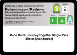 Code Card - Journey Together Single Pack Blister [Archaludon] - Pokémon