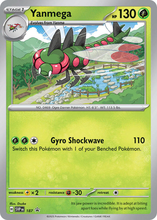 Yanmega - 187 (Cosmos Holo) - Pokémon