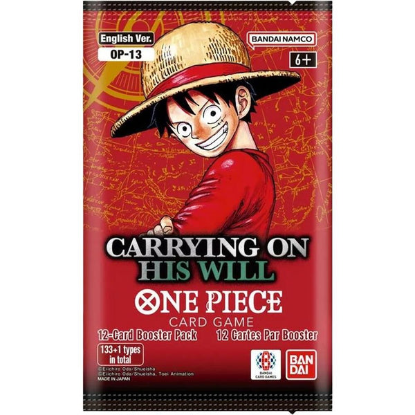 Carrying On His Will Booster Pack - One Piece Card Game