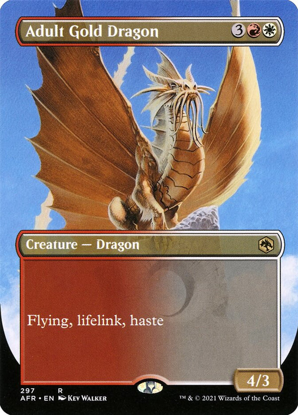 Adult Gold Dragon (Borderless) - Magic: The Gathering