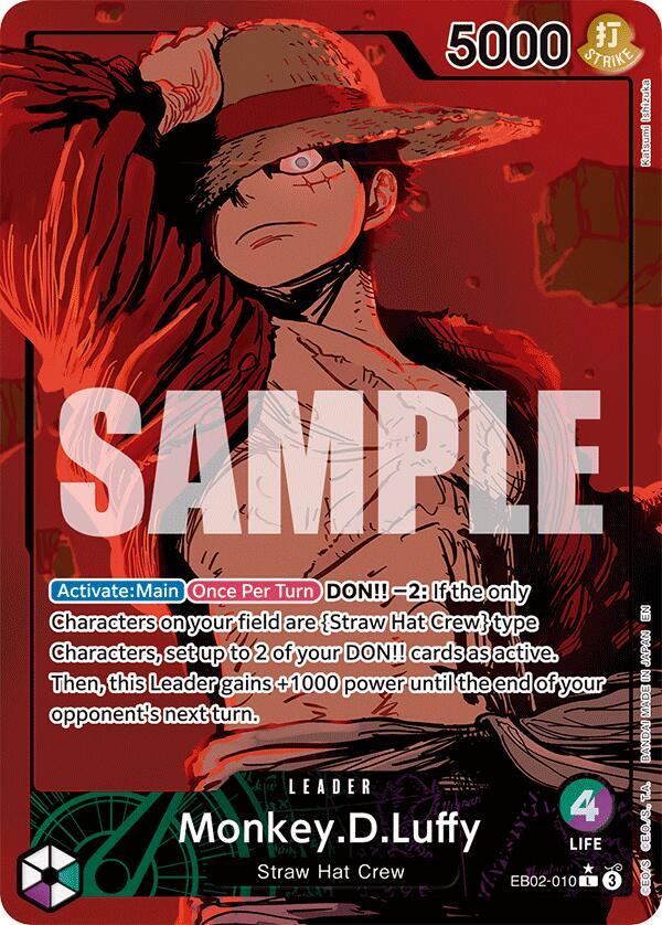 Monkey.D.Luffy (010) (Alternate Art) - One Piece Card Game