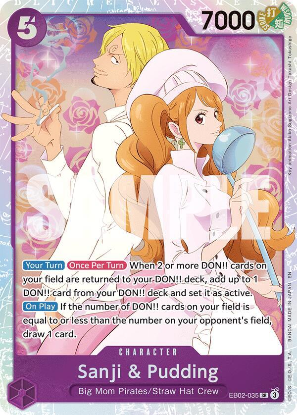 Sanji & Pudding - One Piece Card Game
