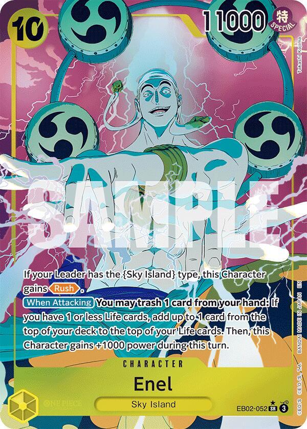 Enel (Alternate Art) - One Piece Card Game