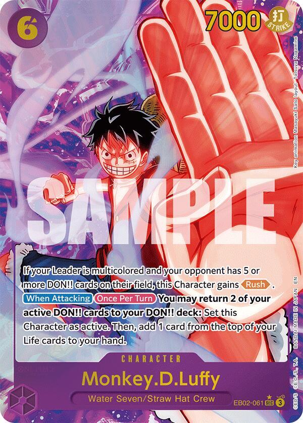Monkey.D.Luffy (061) (Alternate Art) - One Piece Card Game