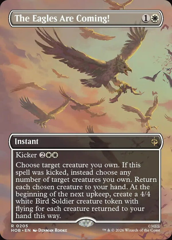 The Eagles Are Coming! (Borderless) (HOB 205) - Magic: The Gathering