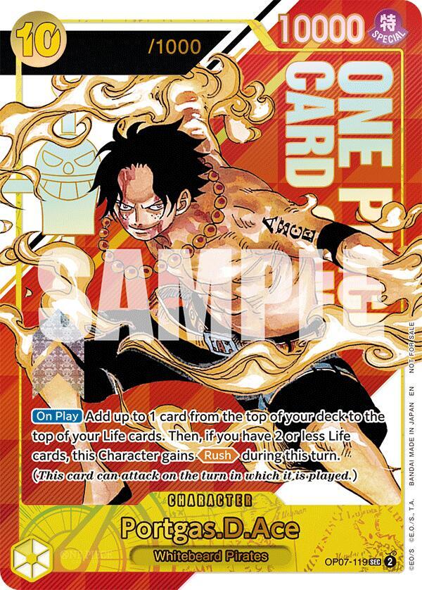 Portgas.D.Ace (Serial Numbered) - One Piece Card Game