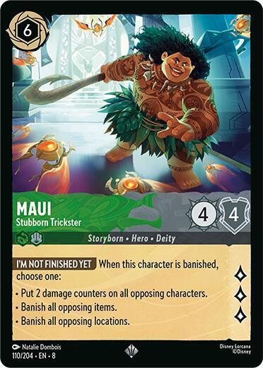 Maui - Stubborn Trickster - Disney Lorcana