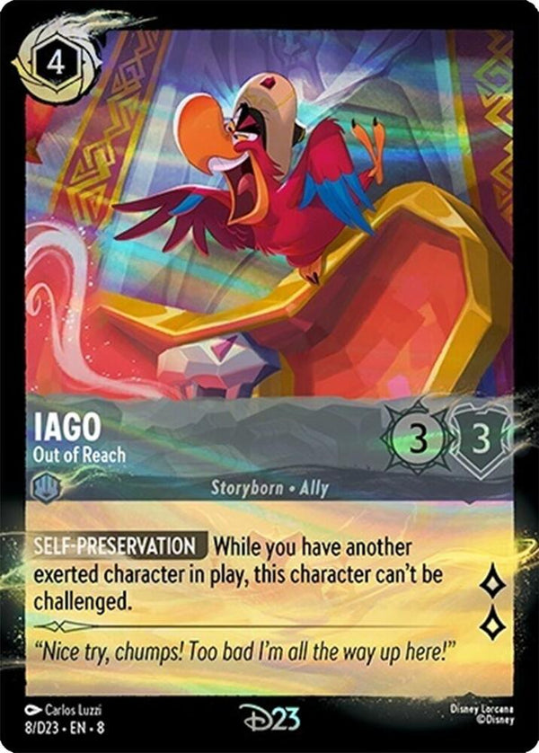 Iago - Out of Reach - Disney Lorcana