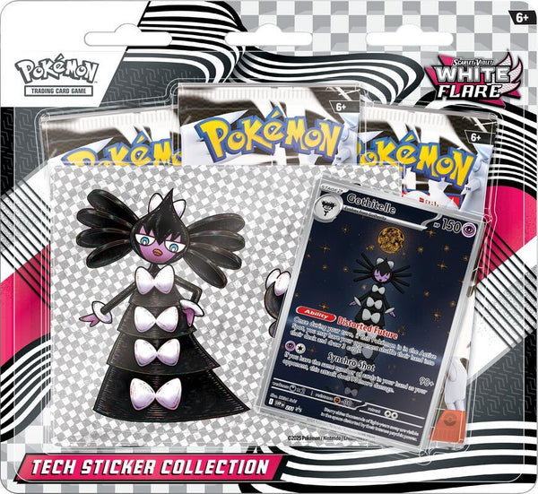 White Flare Tech Sticker Collection - Pokémon