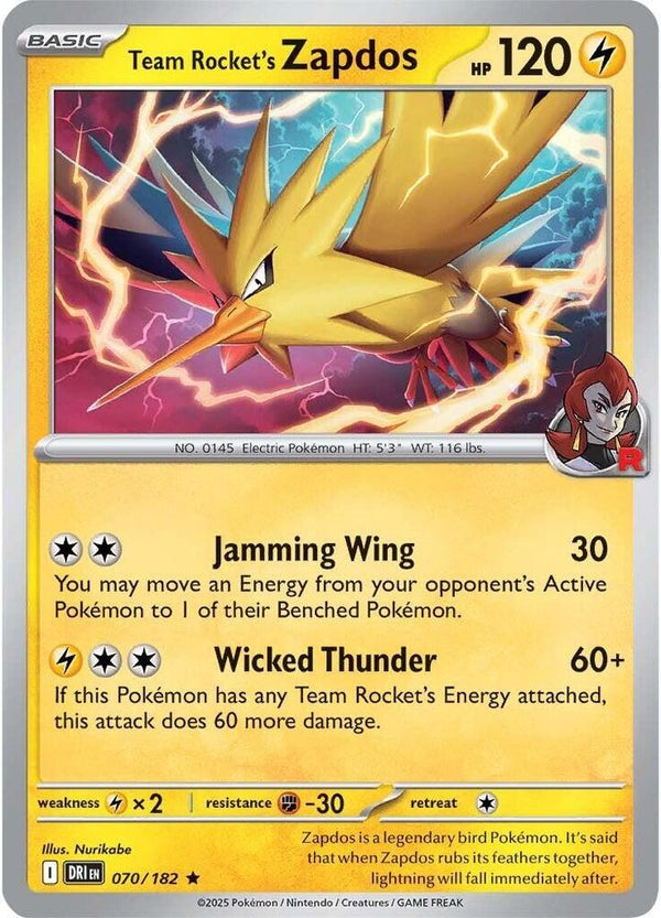 Team Rocket's Zapdos - Pokémon