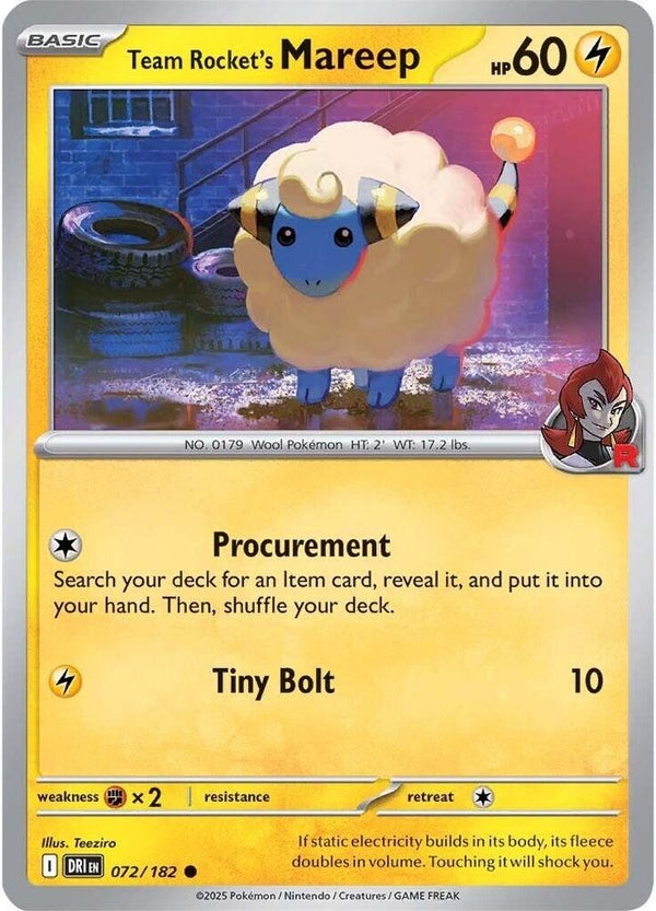 Team Rocket's Mareep - Pokémon