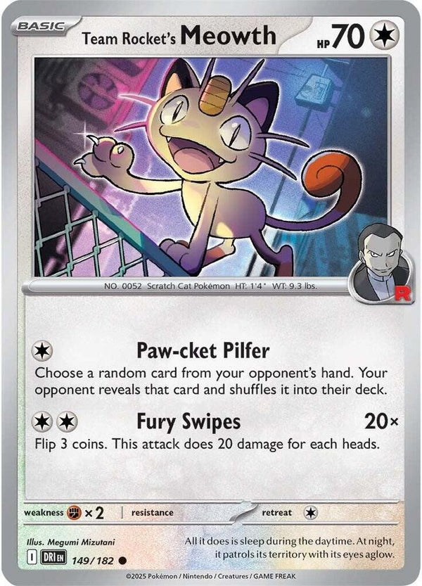 Team Rocket's Meowth - Pokémon