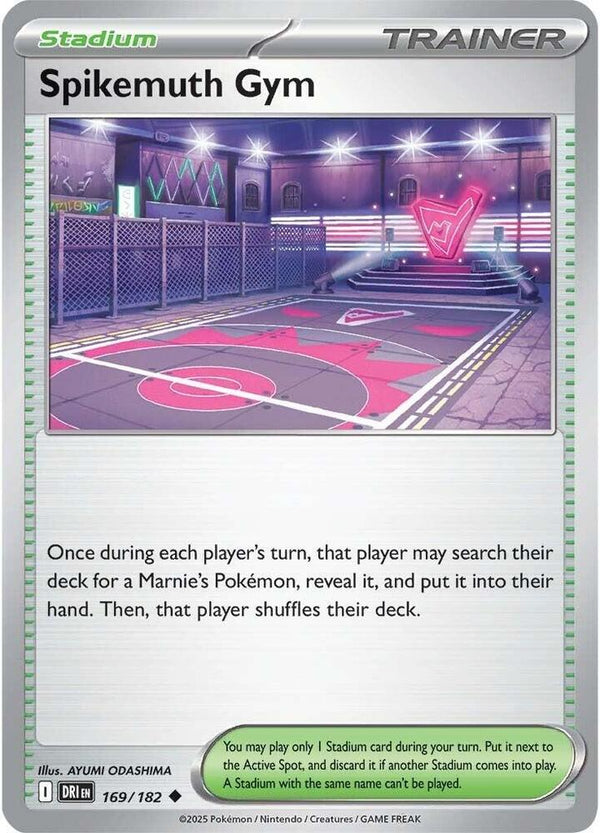 Spikemuth Gym (DRI 169/182) - Pokémon