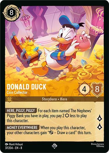 Donald Duck - Coin Collector - Disney Lorcana