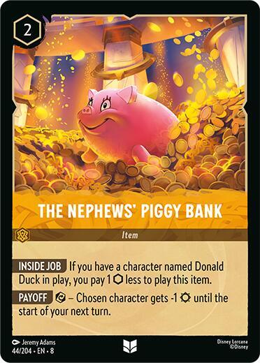 The Nephews' Piggy Bank - Disney Lorcana