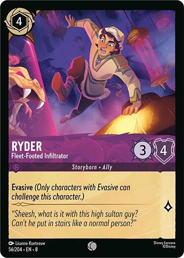 Ryder - Fleet-Footed Infiltrator - Disney Lorcana