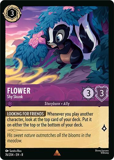 Flower - Shy Skunk - Disney Lorcana