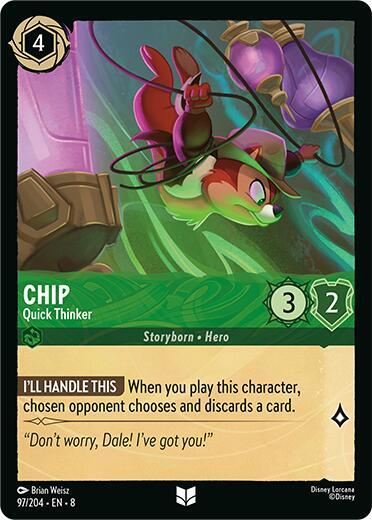 Chip - Quick Thinker - Disney Lorcana