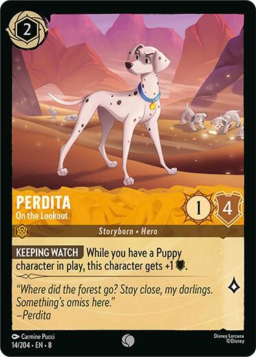 Perdita - On the Lookout - Disney Lorcana