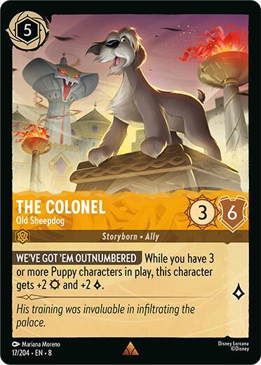The Colonel - Old Sheepdog - Disney Lorcana